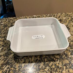 NWT Le Creuset White Square Baking Dish